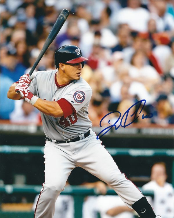Autographed WILSON RAMOS 8X10 Washington Nationals Photo