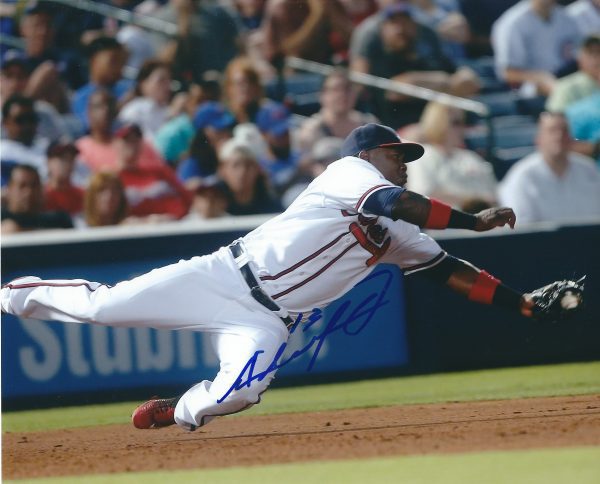AUTOGRAPHED ADONIS GARCIA 8X10 Atlanta Braves photo
