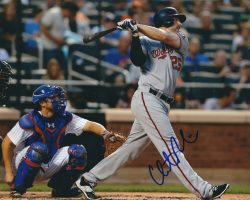 Autographed CLINT ROBINSON 8X10 Washington Nationals Photo