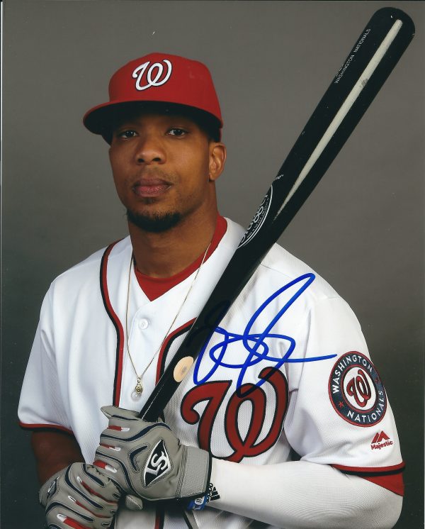 Autographed BEN REVERE 8X10 Washington Nationals Photo