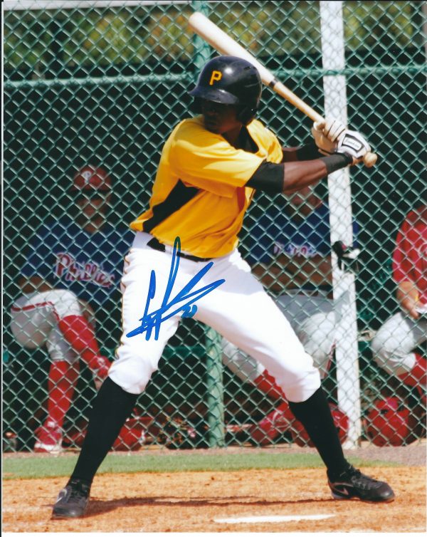 Autographed GREGORY POLANCO 8X10 Pittsburgh Pirates Photo