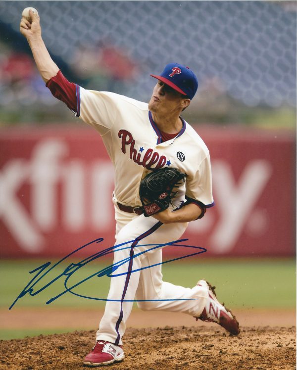 AUTOGRAPHED KEN GILES 8X10 Philadelphia Phillies Photo