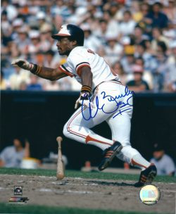 AUTOGRAPHED AL BUMBRY 8X10 Baltimore Orioles Photo