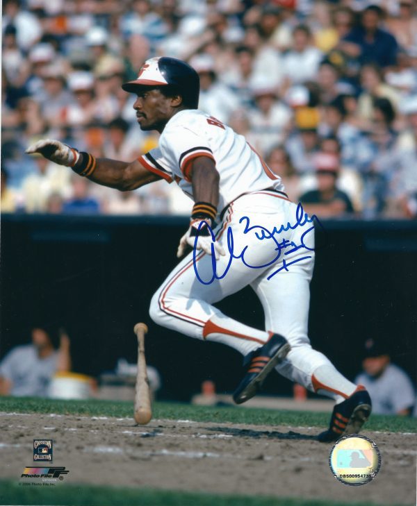 AUTOGRAPHED AL BUMBRY 8X10 Baltimore Orioles Photo