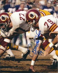 Autographed RON MCDOLE 8x10 Washington Redskins Photo
