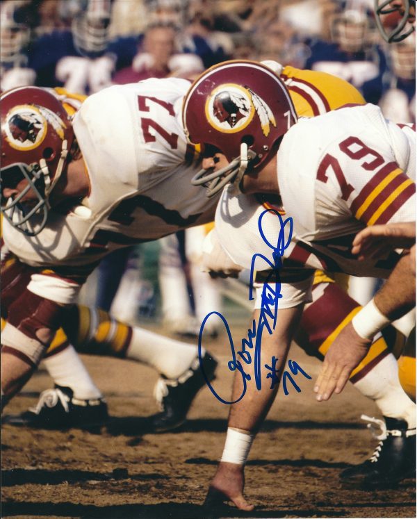 Autographed RON MCDOLE 8x10 Washington Redskins Photo