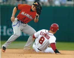 AUTOGRAPHED DEREK DIETRICH 8X10 Miami Marlins Photo
