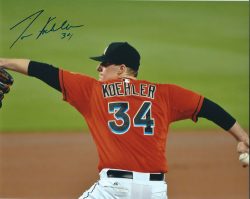 AUTOGRAPHED TOM KOEHLER 8X10 Miami Marlins Photo