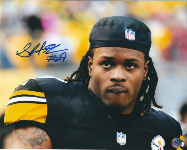 Autographed SHAMARKO THOMAS 8X10 Pittsburgh Steelers Photo