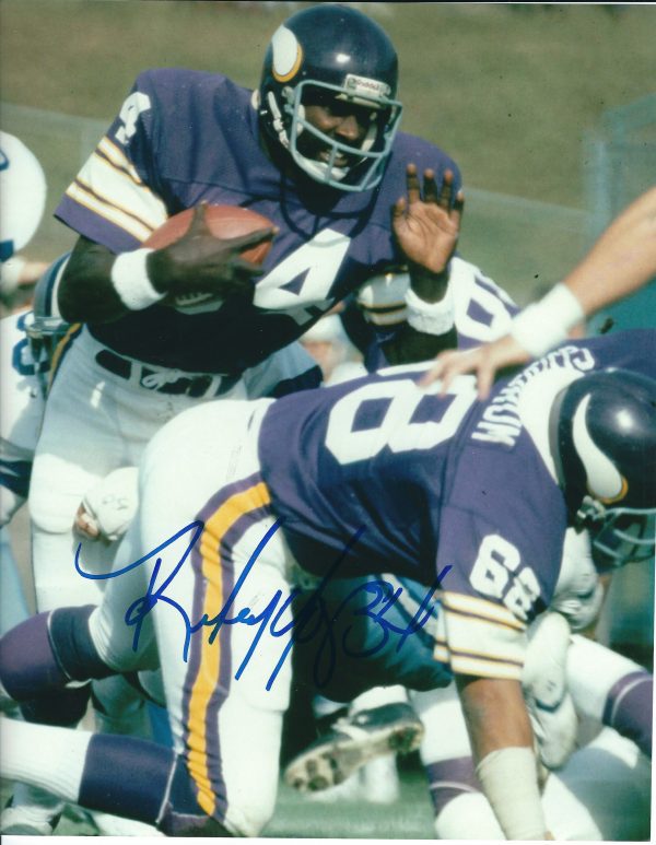 Autographed  RICKEY YOUNG 8X10 Minnesota Vikings Photo