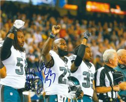 Autographed RON BROOKS 8X10 Philadelphia Eagles Photo