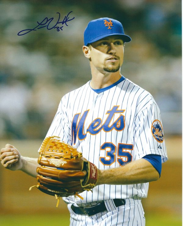 AUTOGRAPHED LOGAN VERRETT 8X10 New York Mets photo
