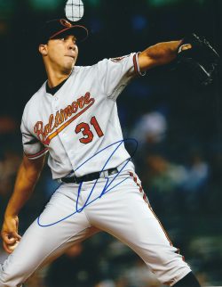 AUTOGRAPHED Ubaldo Jimenez  8X10 Baltimore Orioles Photo