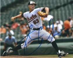 AUTOGRAPHED TYLER WILSON  8X10 Baltimore Orioles Photo