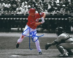 AUTOGRAPHED JAY BRUCE 8X10 Cincinnati Reds Photo