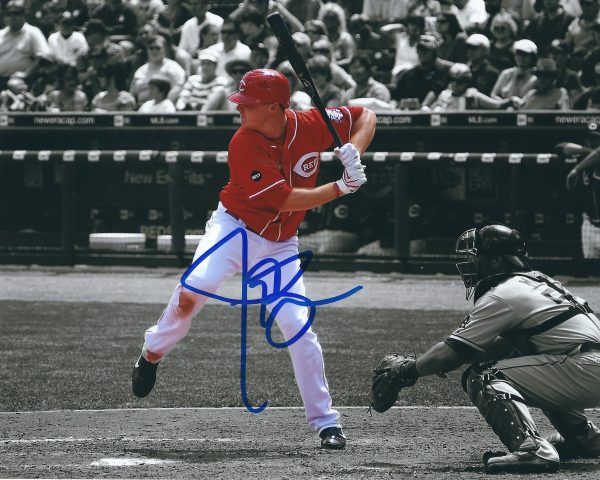 AUTOGRAPHED JAY BRUCE 8X10 Cincinnati Reds Photo
