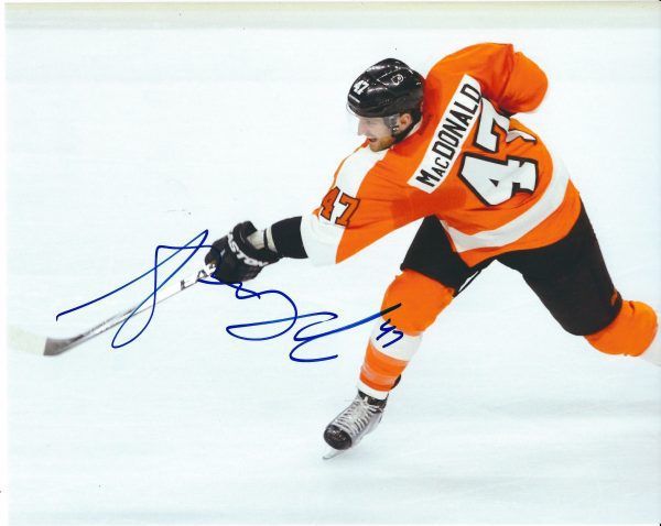 Autographed ANDREW MACDONALD 8X10 Philadelphia Flyers Photo