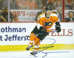 Autographed DALE WEISE 8X10 Philadelphia Flyers Photo