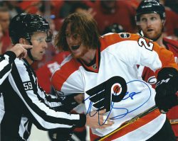Autographed RYAN WHITE 8X10 Philadelphia Flyers Photo