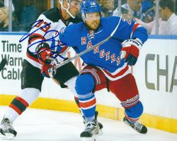 Autographed VIKTOR STALBERG  8X10 New York Rangers Photo