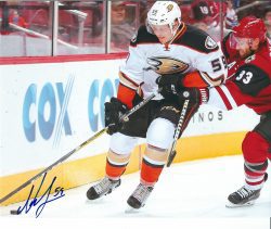 Autographed NICK SORENSEN 8X10 Anaheim Ducks Photo