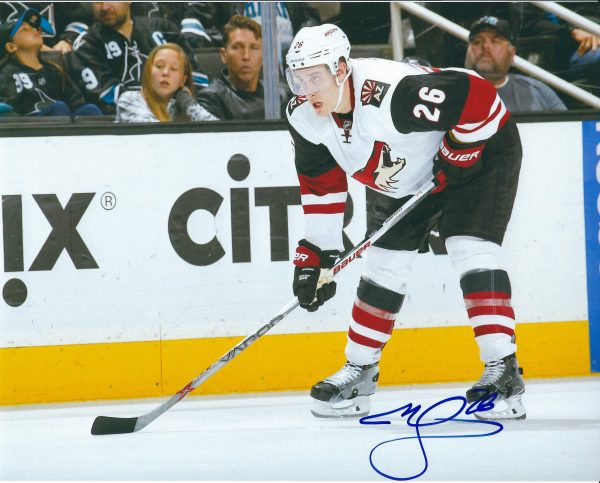 Autographed MICHAEL STONE 8X10 Phoenix Coyotes Photo