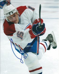 Autographed  SERGEI SAMSONOV 8X10 Montreal Canadiens Photo