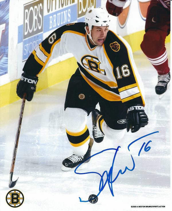 Autographed MARCO STURM 8X10 Boston Bruins  Photo