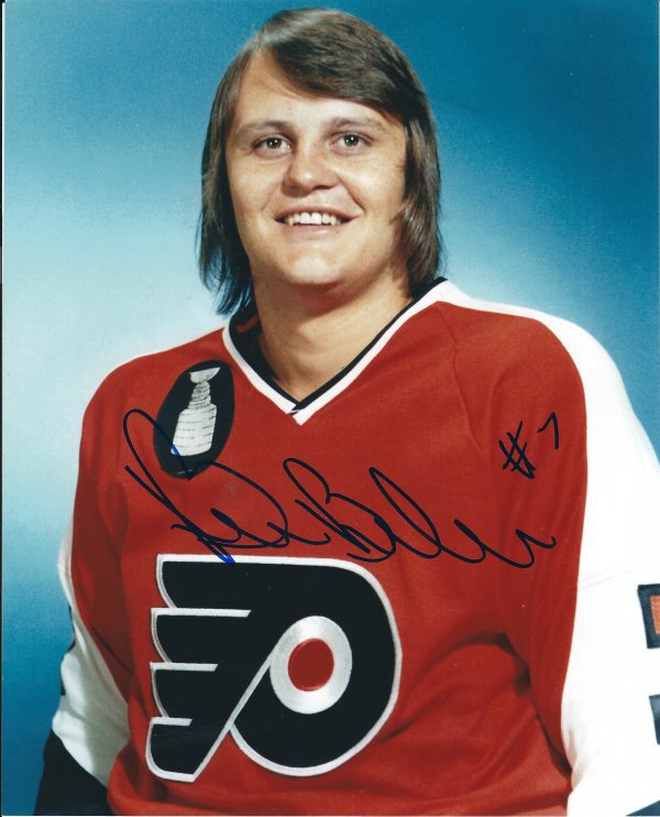 Autographed  Bill Barber 8X10 photo - Philadelphia Flyers
