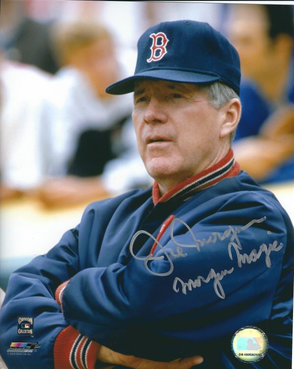 AUTOGRAPHED JOE MORGAN 8X10 Boston Red Sox photo