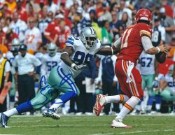 Autographed  GEORGE SELVIE 8x10 Dallas Cowboys Photo