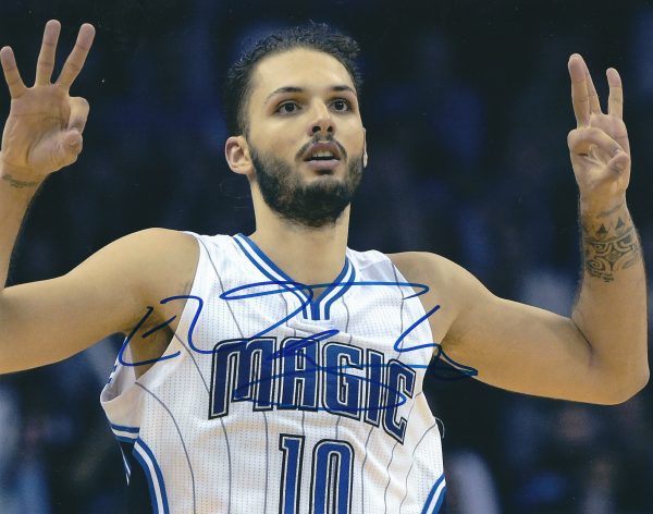 Autographed EVAN FOURNIER 8X10 Orlando Magic Photo
