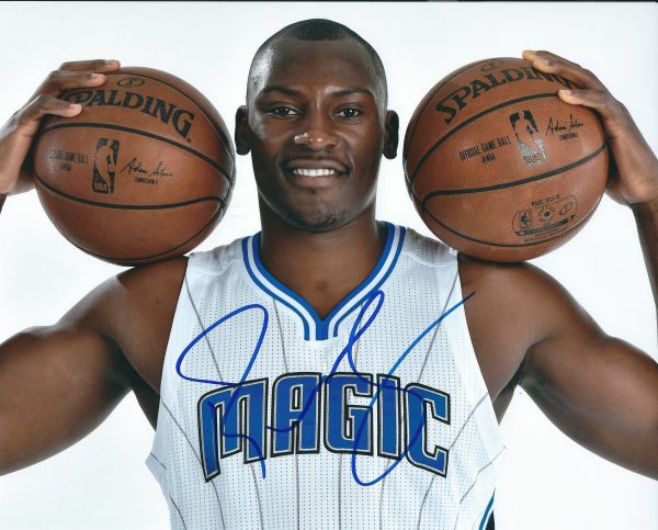 Autographed BISMACK BIYOMBO 8X10 Orlando Magic Photo