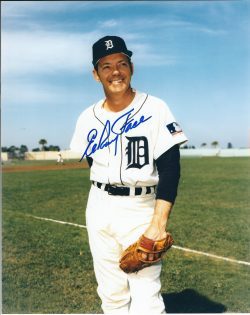 AUTOGRAPHED ELROY FACE 8X10 Detroit Tigers Photo