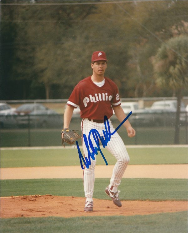 AUTOGRAPHED MITCH WILLIAMS 8X10 Philadelphia Phillies Photo