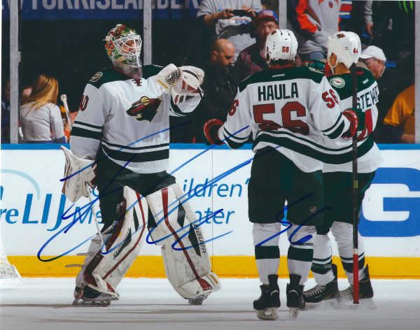 Autographed ERIK HOULA 8X10 Minnesota Wild Photo