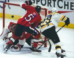 Autographed CODY CECI 8X10 Ottawa Senators photo
