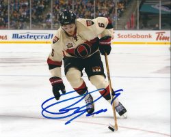Autographed BOBBY RYAN 8X10 Ottawa Senators photo