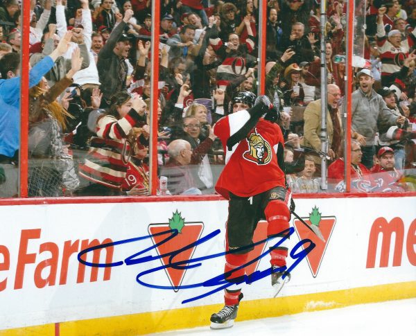 Autographed BOBBY RYAN 8X10 Ottawa Senators photo
