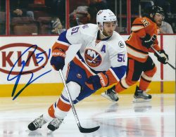 Autographed FRANS NIELSEN 8X10 New York Islanders Photo
