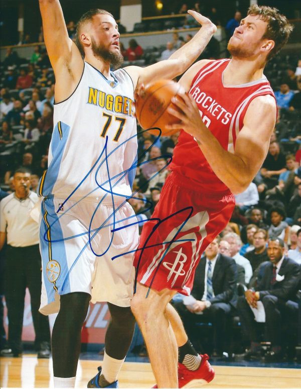 AUTOGRAPHED JOFFREY LAUVERGNE 8X10 Denver Nuggets Photo