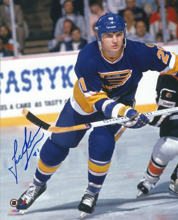 Autographed TODD EWEN St. Louis Blues Photo