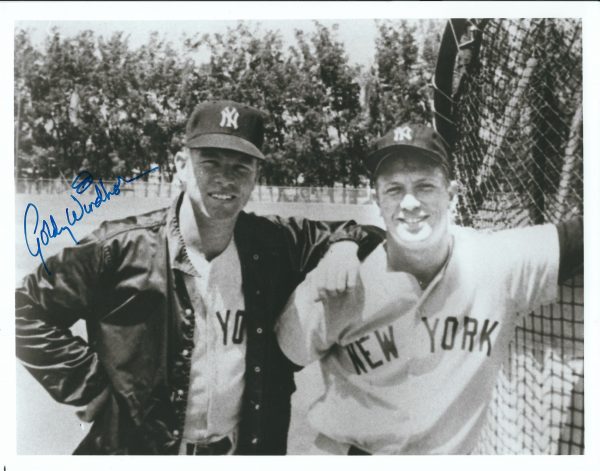 AUTOGRAPHED GORDY WINDHORN 8X10 NEW YORK YANKEES photo