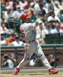 AUTOGRAPHED DAVID BELL 8X10 Philadelphia Phillies Photo