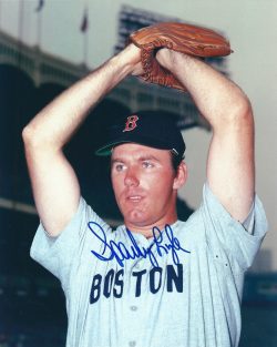 AUTOGRAPHED SPARKY LYLE 8X10  Boston Red Sox photo