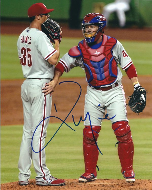 AUTOGRAPHED KOYIE HILL 8X10 Philadelphia Phillies Photo