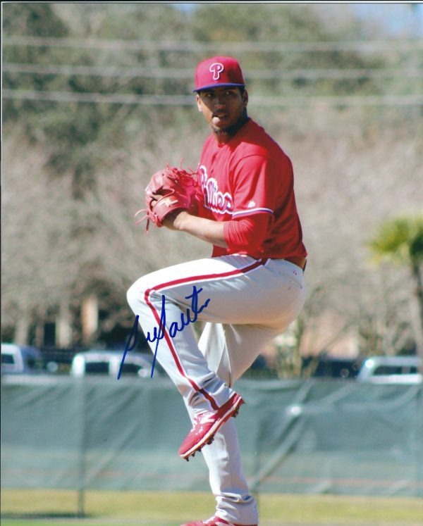 AUTOGRAPHED GREGORY INFANTE 8X10 Philadelphia Phillies Photo