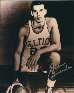 AUTOGRAPHED GENE GUARILIA Boston Celtics photo