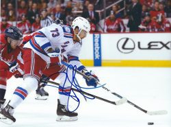 Autographed BRANDON PIRRI  8X10 New York Rangers Photo