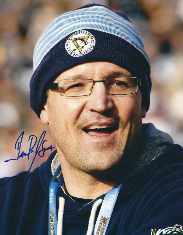 Autographed DAN BYLSMA 8x10 Pittsburgh Penguins Photo